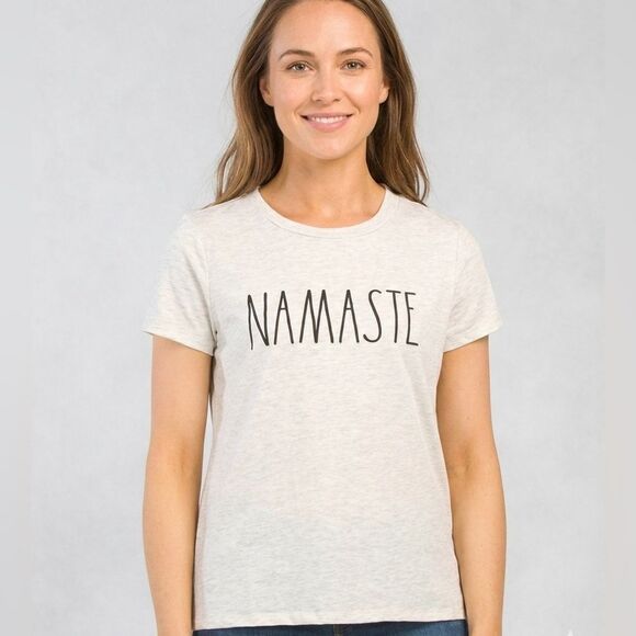 Rae Dunn Tops - Rae Dunn Namaste Tshirt XS